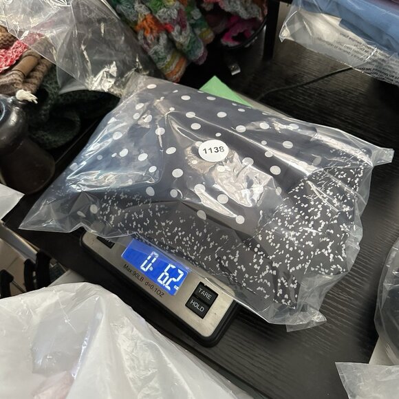 CAARA Women's Black Millazo Polka Dot Satin Asymmetric Shift Mini Dress S/C38 - Picture 16 of 16